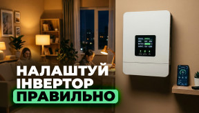 Ваш інвертор навмисно не заряджає батарею. І це правильно