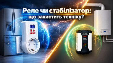Захист техніки під час блекаутів: реле чи стабілізатор під котел, холодильник та всю оселю
