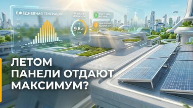 Сколько киловатт генерирует солнечная панель летом: реальный расчет для 10 городов Украины