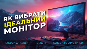 Як вибрати ідеальний монітор: керівництво за типами, характеристиками та застосуванням