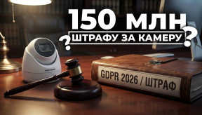 Відеонагляд в офісі 2026: Від 34 тисяч до 150 мільйонів штрафу. Гід з виживання для бізнесу
