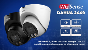 Вночі як вдень: доступні камери Dahua з подвійним підсвічуванням та відеоаналітикою