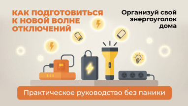 Как подготовиться к новой волне отключений: организовываем «энергоуголок» дома