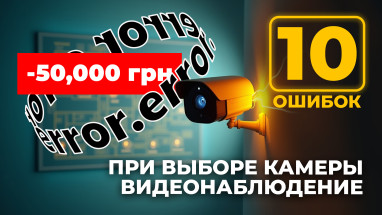 Как выбрать камеры видеонаблюдения: 10 ошибок, которые стоят тысячи гривен