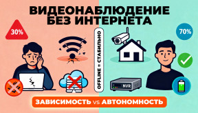 Видеонаблюдение без Интернета: как это работает и когда стоит
