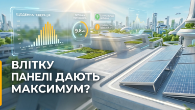 Скільки кіловат генерує сонячна панель влітку: реальний розрахунок для 10 міст України