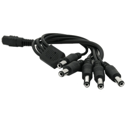 Разветвитель питания DC-F=>5xDC-M (D 5,5x2,5мм) 40см