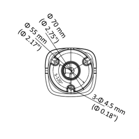 Hikvision DS-2CE12DF0T-F (2.8 мм) - 2МП уличная TurboHD видеокамера - фото №3 Hikvision DS-2CE12DF0T-F (2.8 мм) - 2МП уличная TurboHD видеокамера в Украине