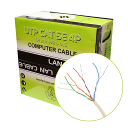UTP кабель ATIS UTP 4×2×0.5-CU кат.5е (UTP медь внутренний) бухта 305м