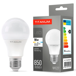 TITANUM А60 10W E27 4100K 220V - LED лампа