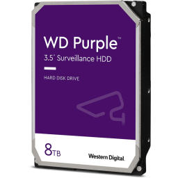 Жесткий диск Western Digital Purple 8TB 5400rpm 256MB WD85PURZ 3.5 SATA III