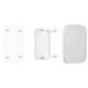 Кріпильна панель Ajax Smartbracket Keypad white