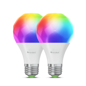 Розумна лампа Nanoleaf Essentials Smart Bulb, A60, E27, 9 W, Wi-Fi, Apple Homekit, Matter — 2 шт. зображення
