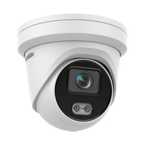 2МП купольна ColorVu IP відеокамера Hikvision DS-2CD2327G2-LU (4 мм) купити