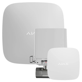 Ajax 1 кран 1/2" Белый - Комплект для предотвращения затопления и утечки воды купить