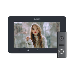 Slinex SM-07 + ML-17HD Graphite – Комплект відеодомофона (7", Full HD, 130°, 2Мп)