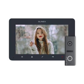 Slinex SM-07 + ML-17HD Graphite – Комплект відеодомофона (7", Full HD, 130°, 2Мп) купити
