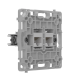 Ajax OutletCore (LAN) Vertical White - Механізм розетки