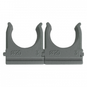 Крепление Ziplex для гофри d 20 сіре (100 шт) купити