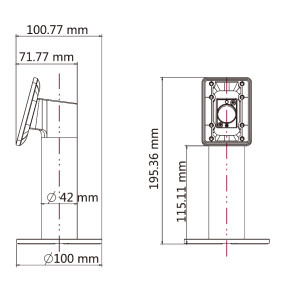 Hikvision DS-KAB6-ZU1 - Кронштейн фото