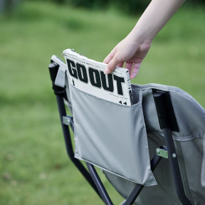 Стілець складаний Naturehike CNK23JU0001, світло-сірий в Україні