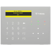 Клавіатура Tiras K-GLCD+(white)