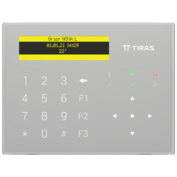 Клавиатура Tiras K-GLCD+(white)