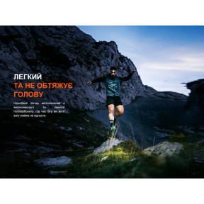 Ліхтар налобний Fenix HL18R-T V2.0 чорний зображення