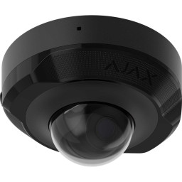 Ajax DomeCam Mini (5 Mp/4 mm) Black - Проводная охранная IP-камера