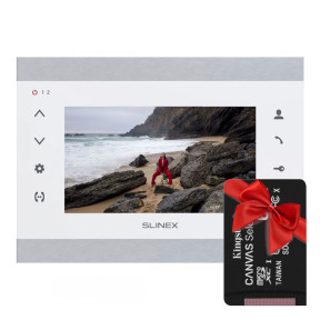 Slinex SL-07N Cloud Silver/White - Відеодомофон купити