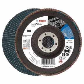 Bosch X571 125 мм K80 (2608606924) - Лепестковый шлифкруг купить