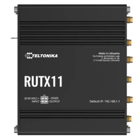 Teltonika RUTX11 – Промышленный маршрутизатор (4G LTE Cat 6, Dual SIM, Wi-Fi 5 AC Wave 2, 4xGbE, GPS) купить