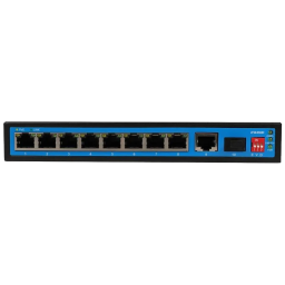 Ewind EW-S1910CFG-DP – Некерований PoE-комутатор (8xPoE 1000M, 1xSFP, 120 Вт)