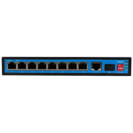 Ewind EW-S1910CFG-DP – Некерований PoE-комутатор (8xPoE 1000M, 1xSFP, 120 Вт)