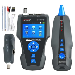 NOYAFA NF-8601S – Кабельный тестер (TDR, PoE, PING, RJ45/RJ11/BNC, трассировка)
