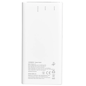 VIDEX VPB-310 22.5W White - Повербанк 10000mAh Ціна