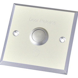 Yli Electronic ABK-800B – Врізна кнопка виходу (алюміній, NO/NC/COM, 3А)