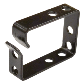 Кабельный организатор-кольцо, металл 2мм, черный 44х60 купить