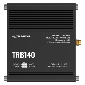 Teltonika TRB140 – Промышленный LTE-шлюз (4G Cat 4, 1xGbE, Modbus, OpenWrt, IP30) фото