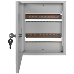 Шкаф металлический, под 24 мод., навесной, с замком E.NEXT e.mbox.stand.n.24.z
