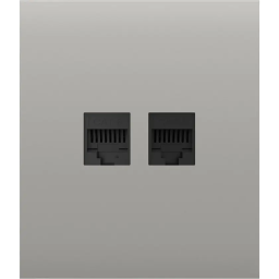Ajax CenterCover (LAN) Oyster - Передня панель для вбудованої інтернет-розетки