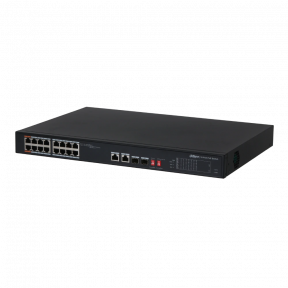 Некерований PoE комутатор Dahua Technology DH-PFS3218-16ET-135 купити