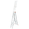 KRAUSE Tribilo 3х10 – Сходи універсальні (3-секційні, алюміній, робоча висота 7.65м)