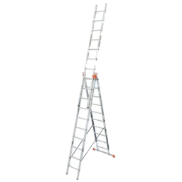 KRAUSE Tribilo 3х10 – Сходи універсальні (3-секційні, алюміній, робоча висота 7.65м)