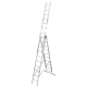 KRAUSE Tribilo 3х10 – Сходи універсальні (3-секційні, алюміній, робоча висота 7.65м)