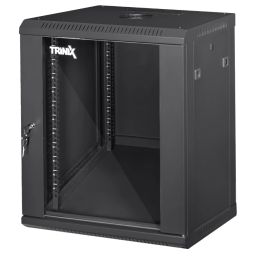 Trinix TRX-12U/600x450x637 Black – Шкаф коммутационный (12U, 600x450, 55кг)