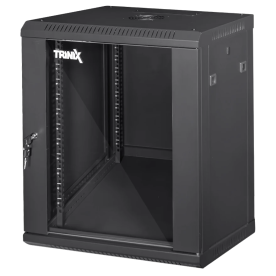 Trinix TRX-12U/600x450x637 Black – Шкаф коммутационный (12U, 600x450, 55кг)