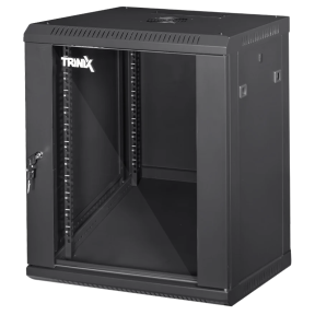 Trinix TRX-12U/600x450x637 Black – Шкаф коммутационный (12U, 600x450, 55кг) купить