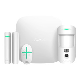 Ajax StarterKit Cam Plus HDR ECG (8EU) UA White - Комплект охранной сигнализации