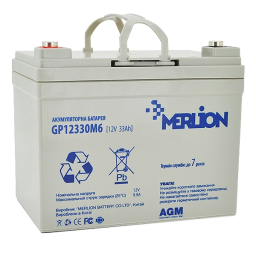 Акумуляторна батарея MERLION AGM GP12330M6 12 V 33 Ah